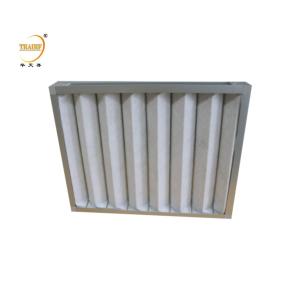 China Ahu Panel Type Ventilation Synthetic Fiber Pleated Pre Filter wholesale