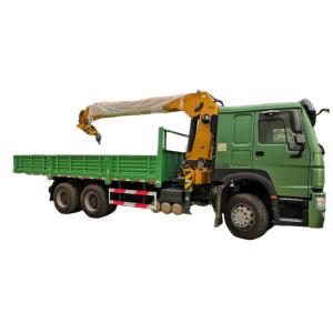 China SINOTRUK HOWO Truck Mounted Crane XCMG Crane 10T 6X4 Truck Bed Mounted Crane wholesale