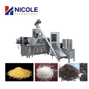 China Nutritional 500-600kg Per Hour Artificial Rice Extruder Machine For Frk Plant wholesale