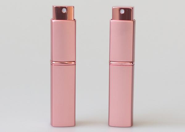 Cosmetic Refillable Mini Perfume Bottle Spray 10ml Square Twist And Spritz