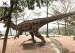 Giant Dilophosaurus Model Outdoor Dinosaur Yard Art Customize Color / Size