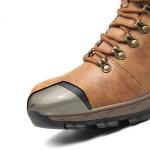 Nubuck Leather Industrial Safety Shoes Steel Toe Cap Shoes For Men