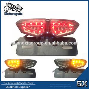 China New Modify LED Motorcycle/ATV Tail Light Multifunction LED Brake/License Plate Light on sale
