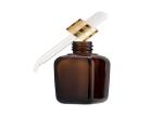 5ml 10ml 20ml Amber Bottle With Dropper , Frosted Empty Dropper Bottles