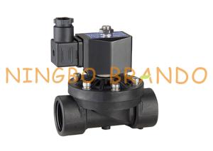 China 3/4&quot; 1/2&quot; PA66 Nylon Plastic Solenoid Valve For Water Liquid Air 12V 24V 110V 220V wholesale