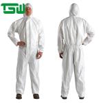 Breathable SPP Non Woven Disposable Coverall With Zip Velcro