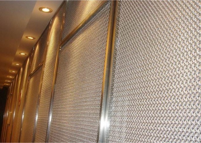 Brass Crimped Woven Wire Mesh Crimped Wire Mesh Decoration Wire Mesh
