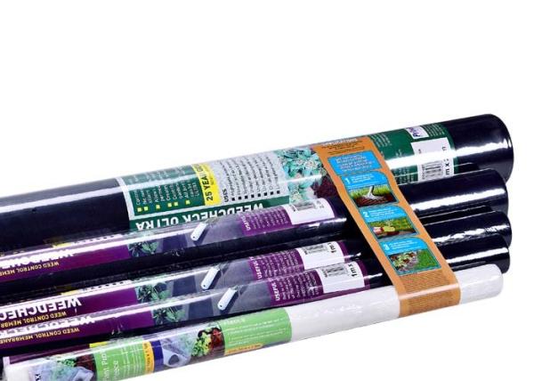 Black / White Color Polypropylene Spunbond Non Woven Weed Control Fabric