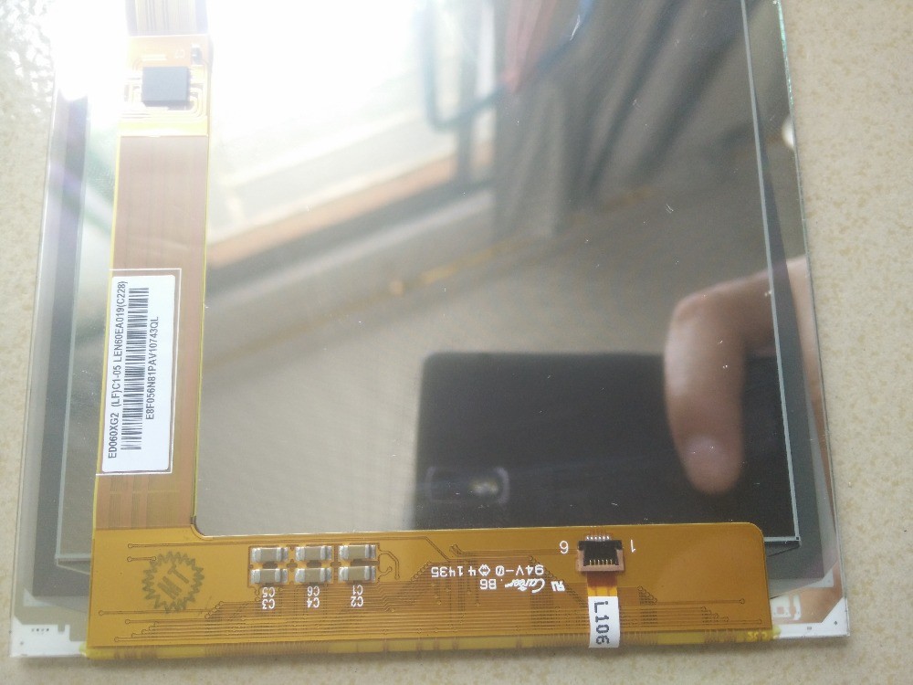 Industrial 90.58 × 122.368mm E Ink Small Display , ED060XG2 E Ink Display Monitor