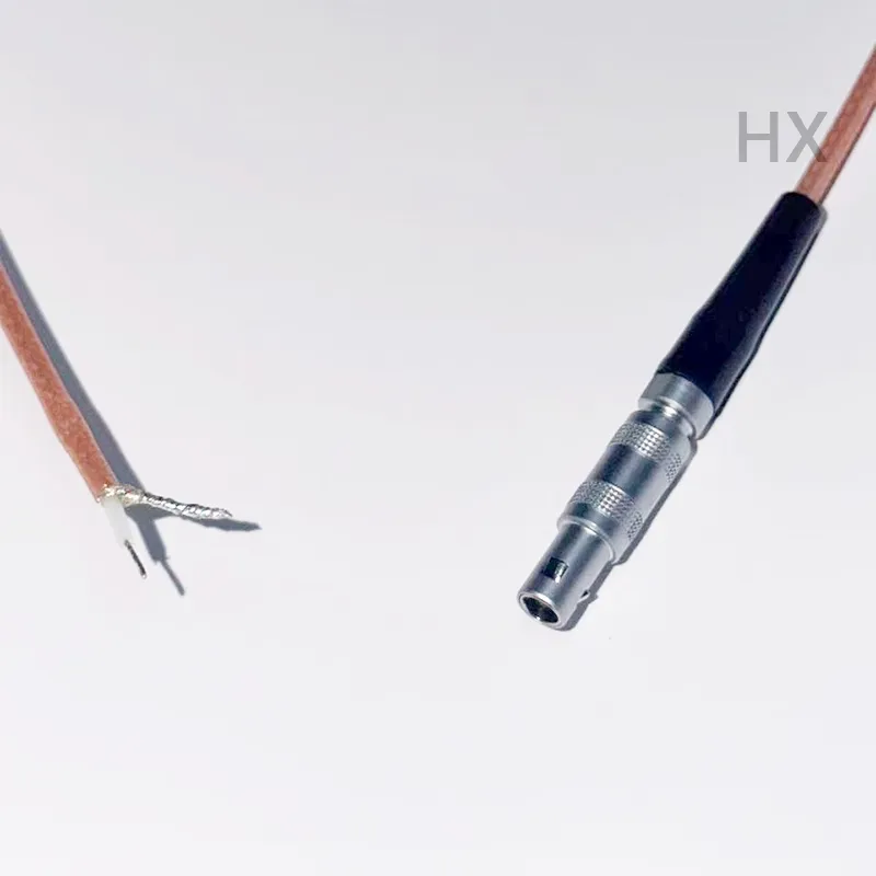 Single Core Push-Pull Circular Connector Cable, High Temperature Coaxial Test Wiring Harness for Precision Instrument