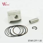 STAR CITY 1.00 Motorcycle Piston Kits With Aluminium Alloy Piston Ring