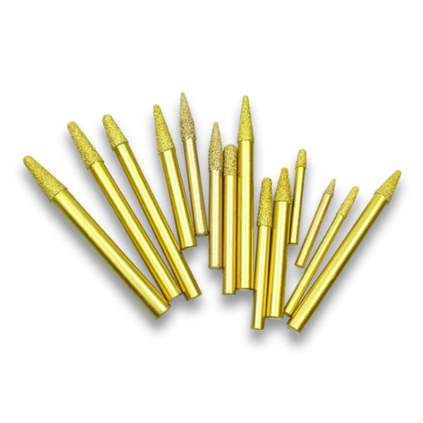Shk 16mm Conical CNC Diamond Engraving Bit Vacuum Brazed