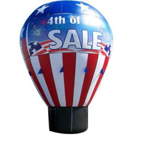 China Event use inflatable pig ground balloon custom animal giant air balloon wholesale