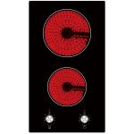 12 in. Knob Control Slim Housing Ceramic Radiant Electric Cooktop in Speckled