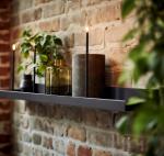 Carbon Steel Versatile Floating Shelves Wall Mounted Metal Wall Shelf with Lip