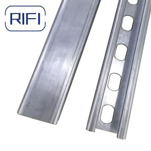 China 21mm Carbon Steel Strut Channel And Fittings for Strut Support System within Budget wholesale