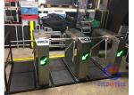 Auto Code Tripod Barcode Scanner Turnstile 304 Stainless Steel For Concert