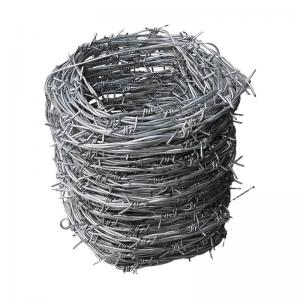 China ISO Hot Dip Galvanized Steel Barbed Wire Fence For Outdoor Security on sale