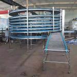 CE Spiral Cooling Conveyor Tower Spiral Freezer and Chiller for Food Hot Sale