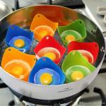 Factory Wholesale Microwave Non-toxic Silicone Egg Boiled Baking Tool Table