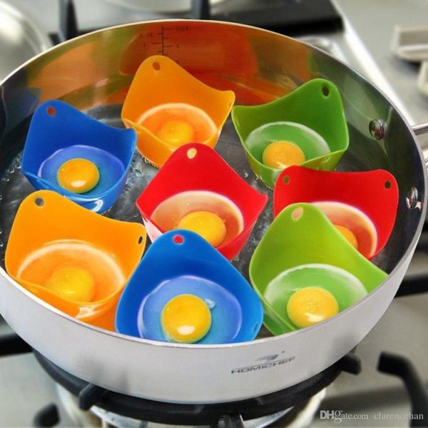Factory Wholesale Microwave Non-toxic Silicone Egg Boiled Baking Tool Table