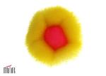 Eco Friendly Flower Kabuki Makeup Brush / Powder Blush Brush With Metal Handle