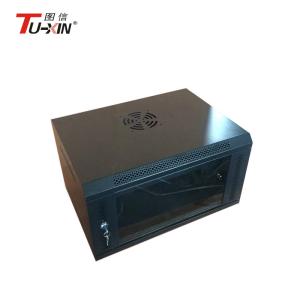 China Dustproof 4u Rack Cabinet Compatible , Universal Wall Mounted Comms Cabinet with glass door in CIXI wholesale