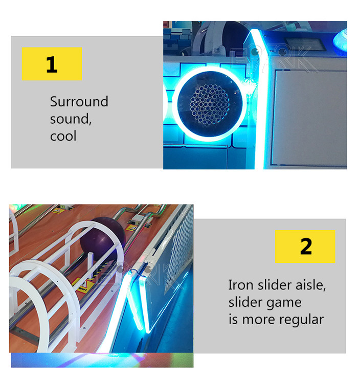 Amusement Park Pushing Ball Skill Machine For Kids Over 5 Years Old