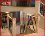 Wrought Iron Staircase VK116S Wrought Iron Handrail Tread Beech,Railing tempered