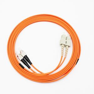 China Sc FC Fiber Optic Patch Cord Multi Mode 3.0mm Duplex Patch Cords wholesale