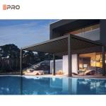 OEM Outdoor Adjustable Gazebo For Sunshade Motorized Waterproof Aluminum Pergola