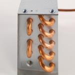 Hydrophilic Copper Evaporator Coil Heater Aircond Customized
