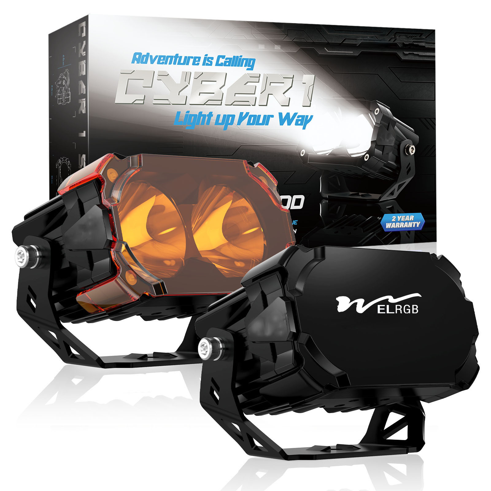 3600LM 4.5Inch Trailer Vehicle LED Work Lights 42W Car Driving Light