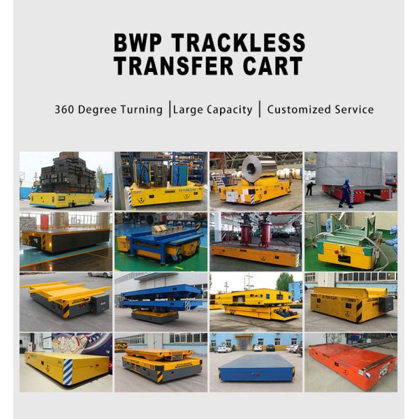 Intelligent Battery-Powered Trackless Transfer Cart for Heavy Die