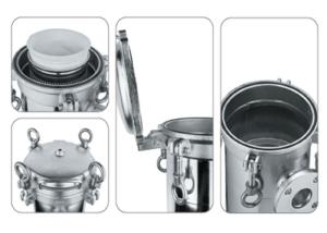 China SFFILTECH Stainless Steel Bag Filter Housing Work Pressure 0.1-0.4MPa wholesale