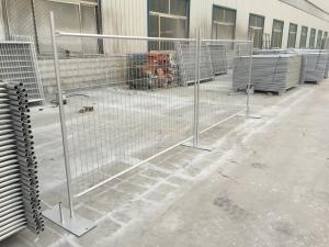 China OD 32 Pipes Secure Temporary Fencing Construction Site Fence Panels Industrial Style wholesale