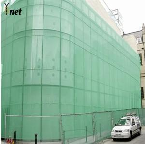 China PE Heavy Duty Debris Netting 75gsm - 350gsm Green Net For Construction Site wholesale