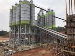 Concrete Batching Plant Cement Silo Process Stationary SICOMA Planetary Mixer