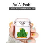 Music tracker Protective Cartoon Clear PC Cover Chargeable Headphone Case for