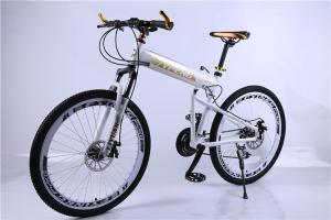 China Hot sale OEM 36 spoke wheel 21 speed 40mm rim white aluminium alloy folding hummer mountain bike wholesale