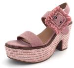 Women Canvas Espadrille Footwear With Cotton Lining Material