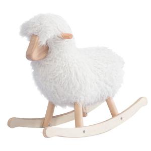 China 0-24 Months Solid Wood Rocking Horse for Unisex Toddler Playtime Activities wholesale