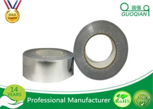 China High Heat Aluminum Foil Tape With Adhesive Sliver / White Color wholesale
