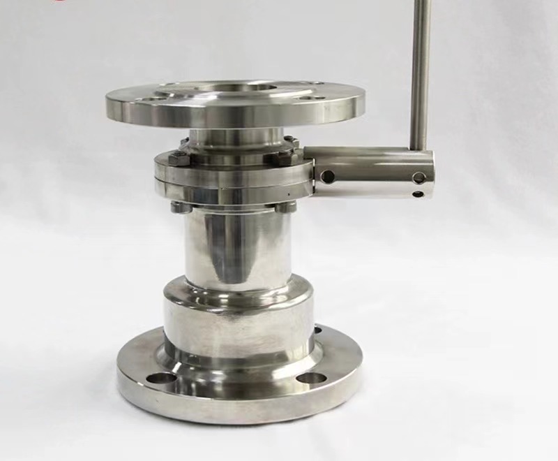 304 Sanitary Welding Butterfly Valve with Non-Negative Pressure Flange Standard Forged