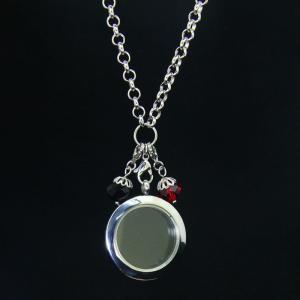 China Factory Direct Glass Round Floating Charm Lockets LPG114 wholesale