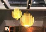 Creative modern gold metal ceiling chandelier art decor hanging lamps led