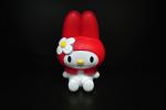 6 Inch Rabbit Melody Coin Bank Toy 80 - 90 Degree PVC Material For Souvenir