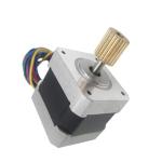 Mini NEMA17 DC Stepper Motor 40mm Length 42mm Diameter Mounting On Gearbox