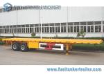 Container Transport 40FT Flat Bed Trailer 2 Axle Trailer ISO