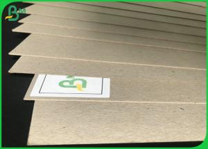China 100% Recycled Grey Chipboard 1mm 1.8mm Grey Carton Board For Making Folder wholesale